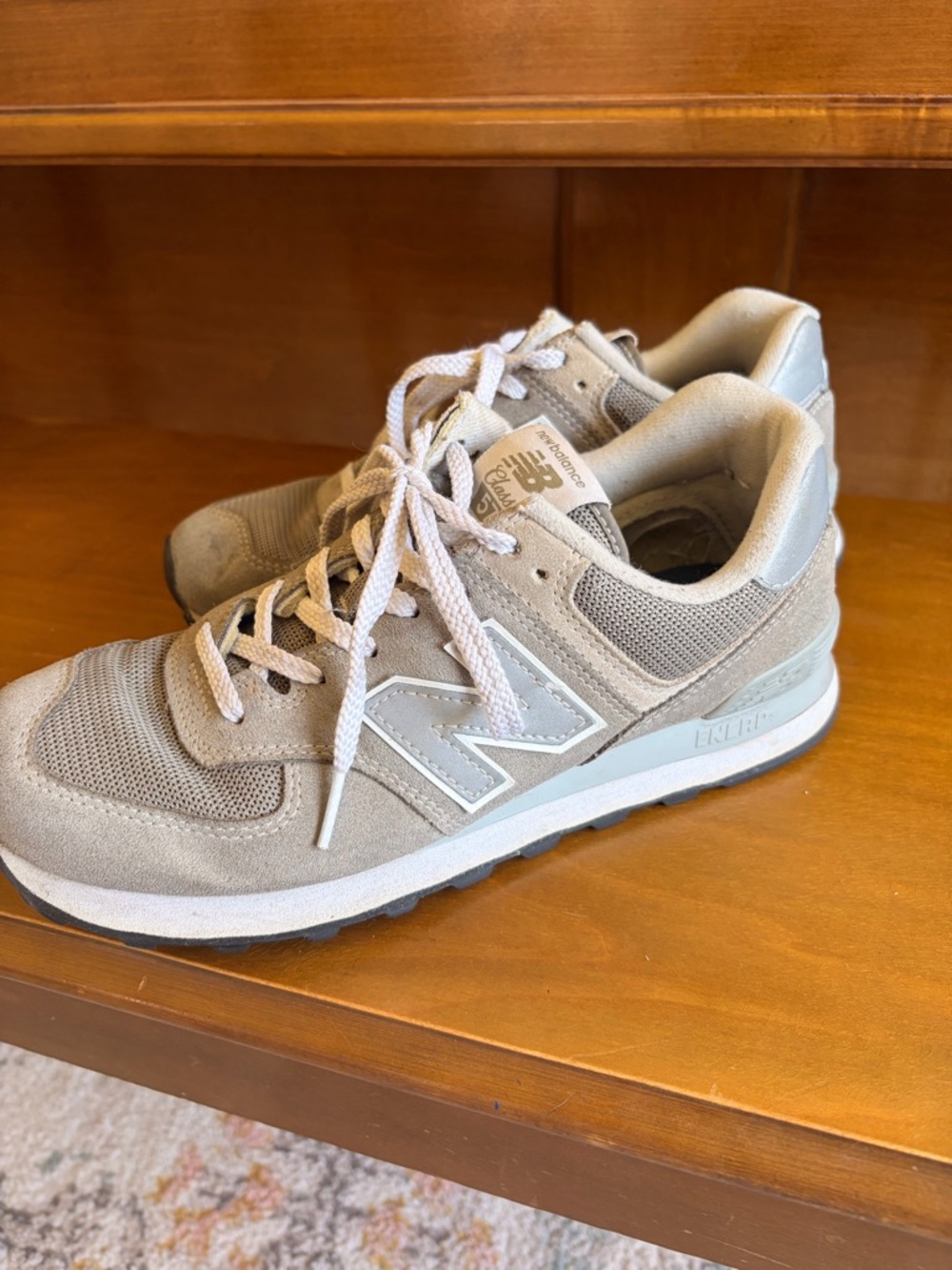 New Balance Women's Beige/Taupe Sneakers